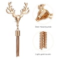 thumbnail image 3 of unbranded 6Ud Colgantes Para Bolsas Con Borlas De Metal Y Hebillas De Ciervo Color Dorado, 3 of 6