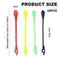 thumbnail image 2 of 24 cordones elásticos sin atar, cordones especiales de goma sin atar, para niños y adultos, 2 of 5