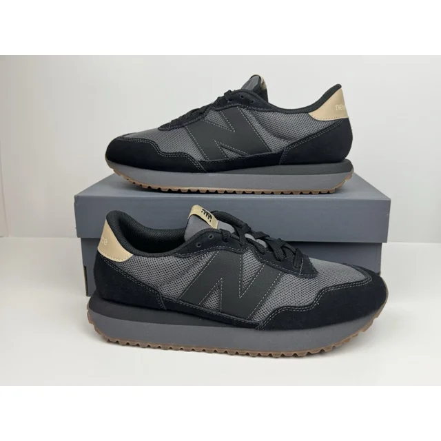 New Balance Lifestyle 237 Sneakers Men’s Size 9 Grey/Black MS237L0B