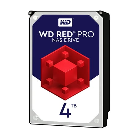 WD Red Pro 4TB NAS Hard Disk Drive - 7200 RPM Class SATA 6Gb/s 128MB Cache 3.5 Inch - (Best Sata Drives For Nas)