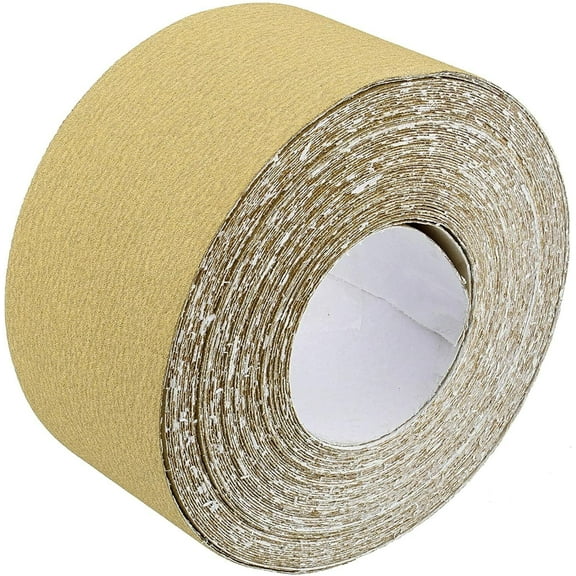 120 Grit Sandpaper Roll 2-3/4" x20yd Sticky Back PSA Self Adhesive Sanding Paper