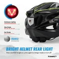 thumbnail image 6 of FUNWICT Bicycle Helmet with Light and Magnetic Goggles Lightweight Bike Helmet for Adult Men Women, 6 of 7