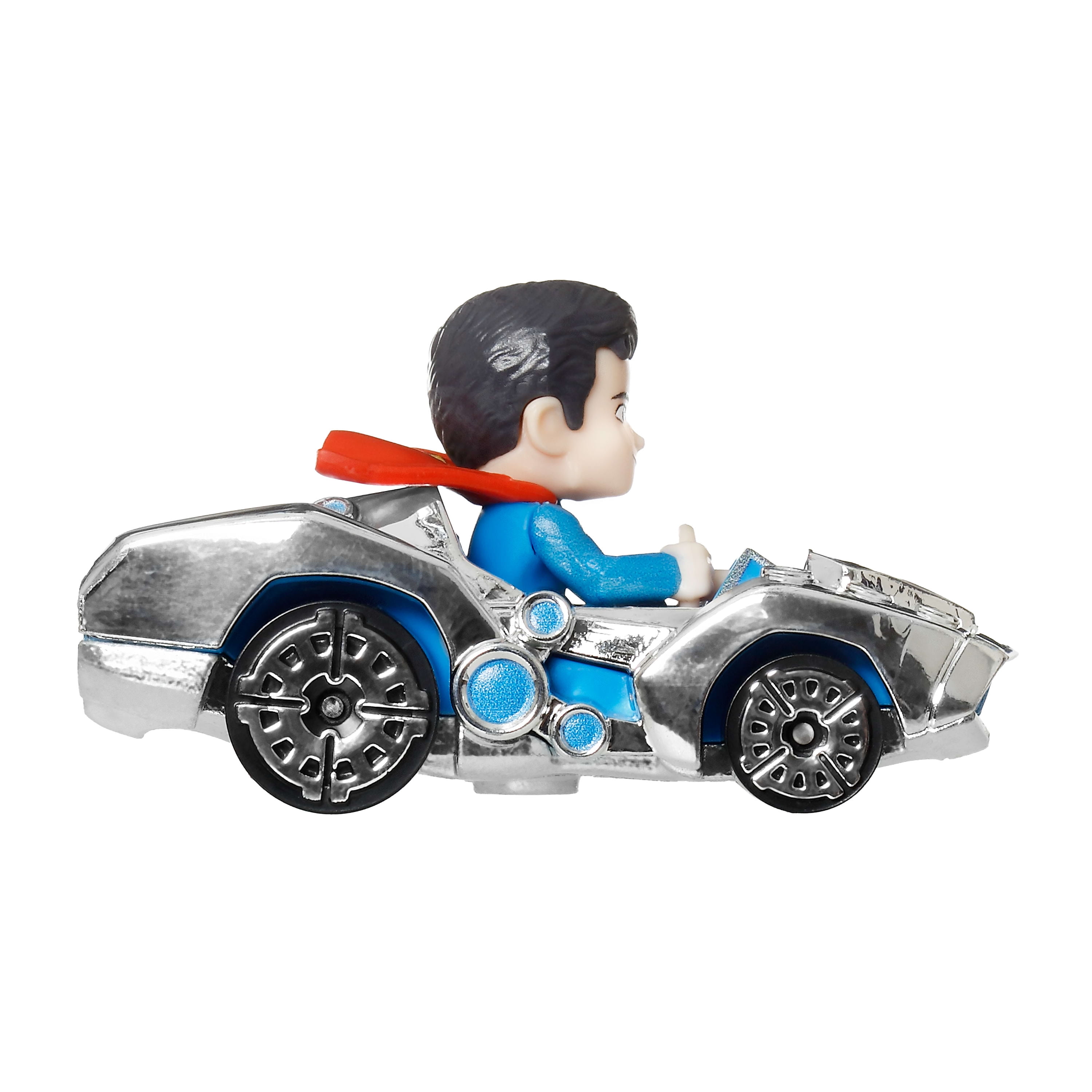 Hot Wheels RacerVerse Die-Cast Vehicle with Pop Culture Character Driver, Superman
