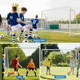 thumbnail image 3 of Slsy Foldable Soccer Goal - 10x6FT Soccer Goals for Backyard - Foldable Steel Soccer Goal with Training Target & 6 Cones for Teens/Adults Practice Training, 3 of 7