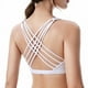 thumbnail image 4 of Sujetador deportivo clásico con espalda cruzada y sin aro de acero para mujer, ropa interior deportiva a prueba de golpes para yoga, correr, talla grande europea y americana, 4 of 6