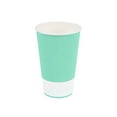 thumbnail image 5 of Restpresso 16 oz Light Green Paper Coffee Cup - Ripple Wall - 3 1/2" x 3 1/2" x 5 1/2" - 25 count box, 5 of 10