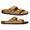 Brown, variant on Women's Adjustable Buckle Strap Slip-On Comfort Cork Footbed Slide Sandals