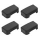 thumbnail image 1 of Reemplazo de la cubierta protectora de goma del enchufe del riel deslizante del asiento trasero de 4 Uds para Tesla Model 3 2017-2022, 1 of 5