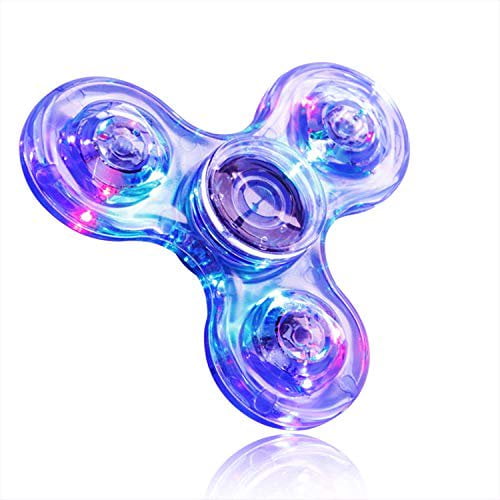 Lot of 10 NEW-high quality LED Light Fidget Spinner For adults/kids. 