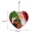 thumbnail image 3 of Adornos de árbol de Navidad de Navidad colgante DIY muñeco de nieve y colgante de perro Wmkox8yii  fhajkh4906, 3 of 4