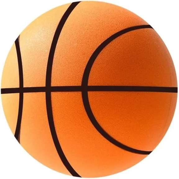 Silent Basketball,Size 7 (29.5”) Quiet Indoor Dribbling Ball for Kids