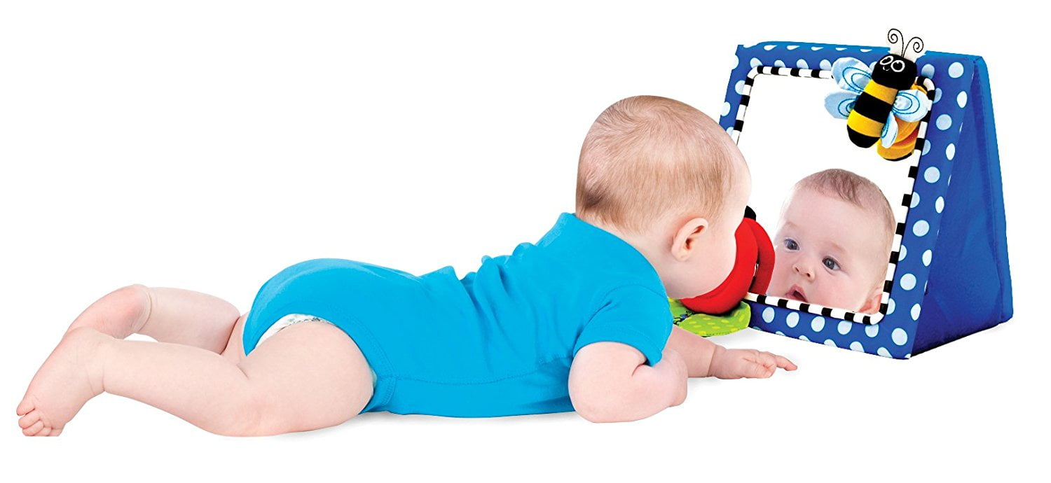 sassy tummy time mirror