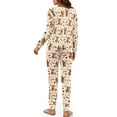 thumbnail image 5 of DISNIMO Corgi Bone Printed Women's 2 Piece Lounge Sets Fashion Long Sleeve Sleepwear with Long Pajama Pant Set Crew Neck Pajama Outfits, XL, 5 of 7