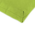 thumbnail image 4 of Jordan Manufacturing Sunbrella 44" x 22" Canvas Macaw Green Solid Rectangular Outdoor Chair Cushion with Ties and Hanger Loop, 4 of 12