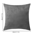 thumbnail image 2 of Coofit Housse de Coussin en Velours Simple Mode Confortable Taie d'Oreiller Carrée, 2 of 10
