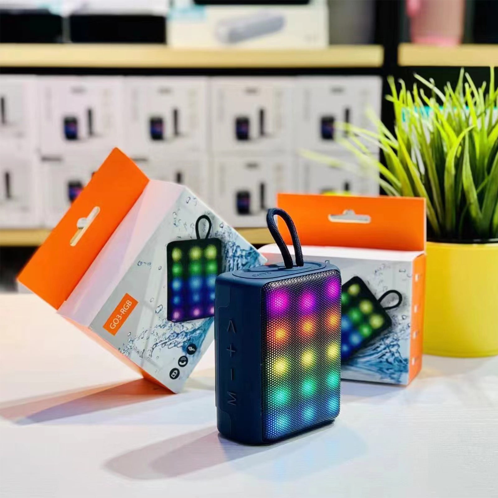 Mini Haut-Parleur Bluetooth 5.1 Avec Trou Pour Cordon - Portable, Format Compact, Noir - 8