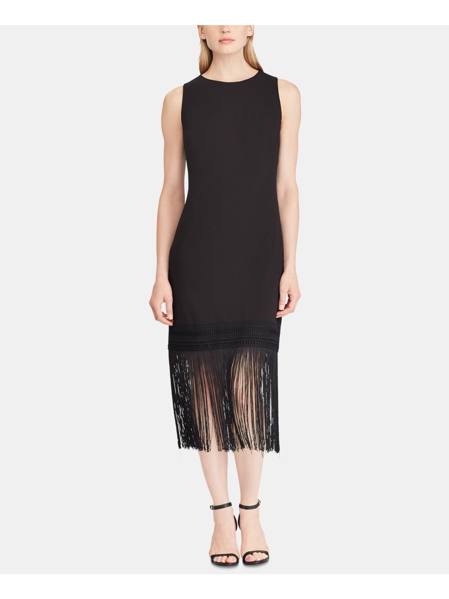 ralph lauren fringe dress