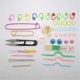 thumbnail image 3 of 57 Piezas Herramientas De Tejer Accesorios Funda De Kit De Punto Suministros De De Bricolaje, 3 of 9