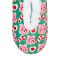 thumbnail image 3 of Care Bears Toddlers' Fuzzy Babba Slippers Socks, Sizes 3T-4T, 3 of 4