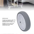 thumbnail image 4 of High quality 8 inch TPR rubber solid caster wear-resistant silent caster, 4 of 5