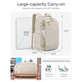 thumbnail image 3 of BAGSMART Blast Travel Backpack, 15.6 Inch Carry On Backpack Flight Approved, TSA Approved Personal Item Travel Bag, Water Resistant Weekend, 3 of 9