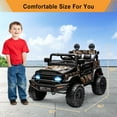 thumbnail image 6 of Juibresa 12 Volt Powered Ride-On Truck Car for Kids,Electric Vehicles with Remote Control, Spring Suspension,Led Lights, Music,3 Speeds,Ideal Gift for Child, 6 of 8