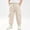 Beige, variant on DJDLJWCJ Boys Cargo Pants 3-13 Multi-Pockets Lightweight School Uniform Pants Elastic Waist Baggy Pants Brown Size 10