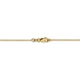 thumbnail image 4 of Real 14kt Yellow Gold .8mm Octagonal Snake Chain; 20 inch; Lobster Clasp; for Adults and Teens; for Women and Men, 4 of 5