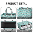 thumbnail image 3 of Large Capacity Tote Bag,Blue Hedgehog Love Handbag Fashion Luxury Tote Bag,15.7"x13"x 5.1" Inches,Laptop Compatible, 3 of 4