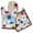 Pioneer Flower-1, variant on Pioneer Flower Kitchen Oven Mitt and Pot Holder Sets 2 Pcs for Baking, Cooking and Grilling, Heat Resistant Up To 392 °F
