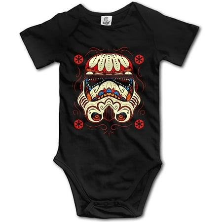 

Sugar Skull Trooper Toddler funniest Romper Baby Onesie