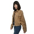 thumbnail image 4 of Women's Corduroy Collared Button Down Jacket Color: Faded Yellow Size: LARGE, 4 of 6