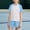 Blue, variant on ITSAME Girls Athletic Outfits 2-Piece Quick-Dry Short Sleeve Top and Shorts Set Kids Comfy Sportswear Pink Size 14
