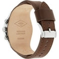 thumbnail image 4 of Fossil Montre Manchette Décontractée pour Homme Coachman à Quartz en Acier Inoxydable et Cuir Brun, 4 of 10