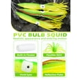 thumbnail image 5 of BLUEWING 18" Upgraded Fishing Spreader Bar Port Walker Offshore Trolling Spreader Bar with 9" Bulb Squids and 316 Stainless Steel Rod for Wahoo Tuna Marlin Mahi Mahi, Yellow/Green, 5 of 8