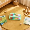 thumbnail image 5 of 2 in 1 Baby Piano Xylophone Toddlers Educational Musical Toy with 8 Multicolored Keys Light-Up Sound-Responsive Portable Preschool Learning Instrument Ages 1-3 Indo Playroom Early Activity,color, 5 of 5
