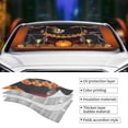 thumbnail image 5 of Disketp Windshield Sun Shade, Car Sun Shade For Front Window Halloween Decoration Sunshades Sun Visor Protector Blocks Uv Rays Foldable, 5 of 9
