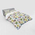 thumbnail image 2 of Ambesonne Butterfly Bedding Set 4 Pcs, Watercolor Ethnic, Queen, Multicolor, 2 of 2