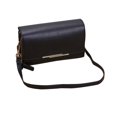 thumbnail image 2 of Bolso bandolera y cartera para teléfono de gran capacidad para mujer, minibolso versátil negro, 2 of 8