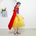 thumbnail image 7 of Princess Snow Dress for Girls Costume Dress Up Birthday Party Cosplay Kids 4-5T (E57-120), 7 of 7