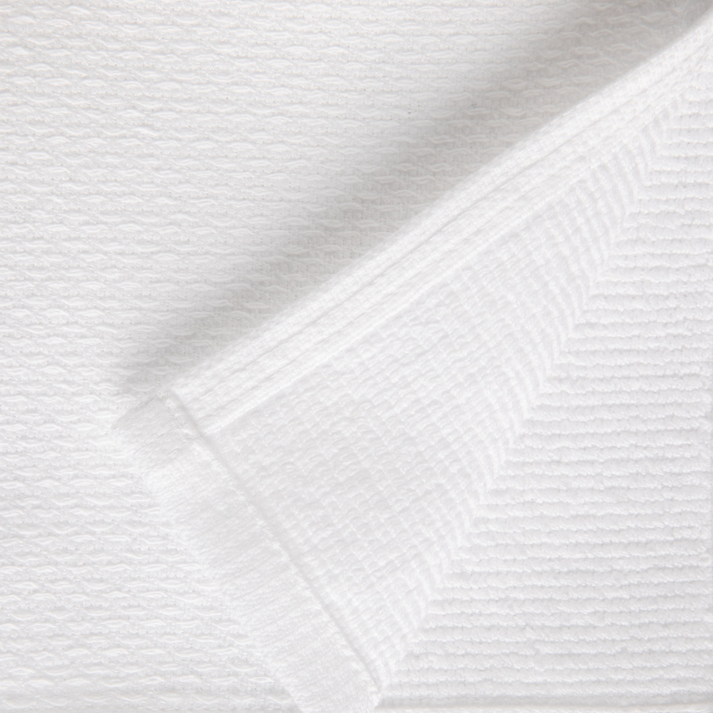 Mainstays 100% Dual-Sided Cotton Dishcloths, 4 Pieces, 12 in x 12 in, White