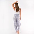 thumbnail image 3 of Lotus and Luna Harem Pants Thai Pants for Women Perfect for Beach & Lounge, Cape May Harem Pants S/M, 3 of 8