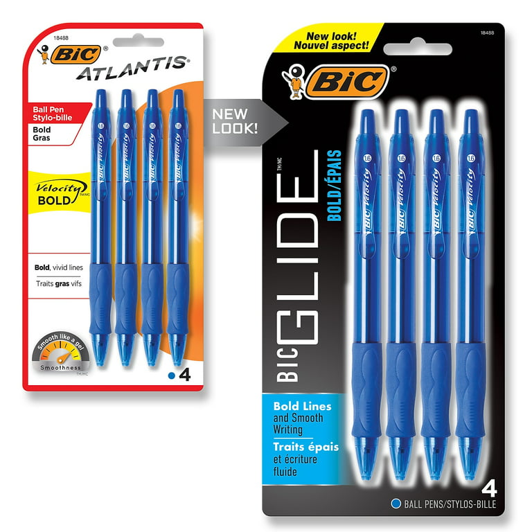 Custom Printed BIC Velocity Bold Ballpoint Pens