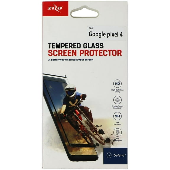 Zizo Tempered Glass Screen Protector for Google Pixel 4 - Clear