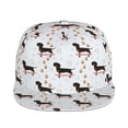 thumbnail image 2 of Balery Baseball Cap Flat Bill Hats for Men Adjustable Size for Running Workouts and Outdoor Activities All Seasons Dad Hat(Dachshund Dog ), 2 of 9
