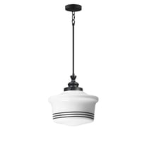 21534WTBK Maxim Lighting Eureka - 1 Light Pendant-15.75 Inch Tall and 13.75 Inch Wide
