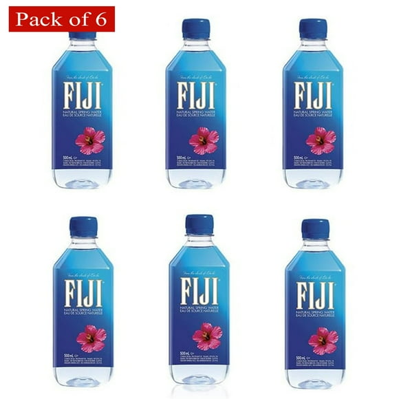 FIJI Natural Spring Water- 500 Ml (Pack of 6)