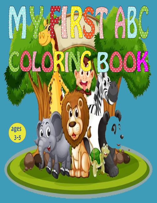 CHILDREN'S MY FIRST ABC LEARNING COLOURING ACTIVITY BOOK  18 PENCILS AGE 3-4 
