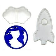 You Are Out Of This World Valentine Earth Set Of 3 Cookie Cutters USA PR1217
