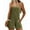 Green, variant on Axiiglly Jumpsuits for Women Spaghetti Straps Short Rompers Sleeveless Stretchy Short Jumpsuits Comfy Loose Overalls with Pockets Summer Casual Beach Outfits